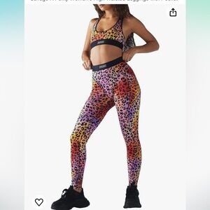 Savage X Fenty Multicolor Leopard Print Leggings